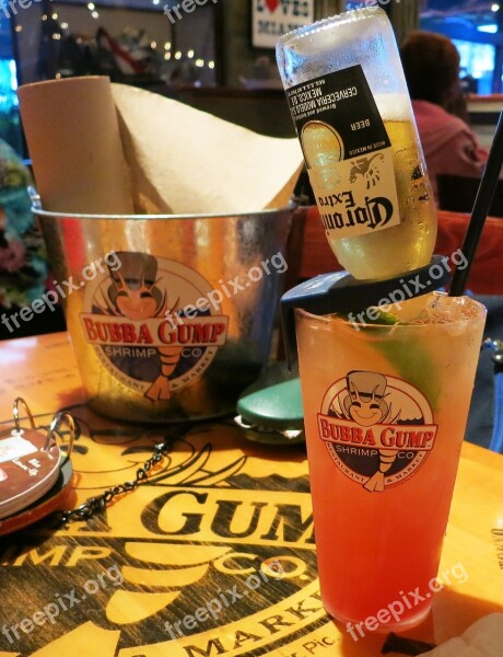 Bubba Gump Restaurant Cocktail Florida Drink