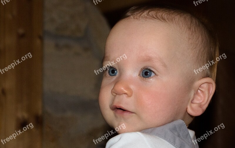 Baby Face Little Kid Charming Portrait