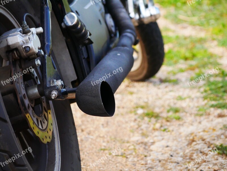 Chopper Exhaust Exhaust System Mallorca Free Photos