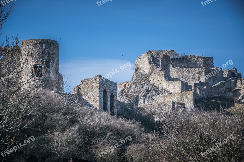 Castle History Strength Stone Old