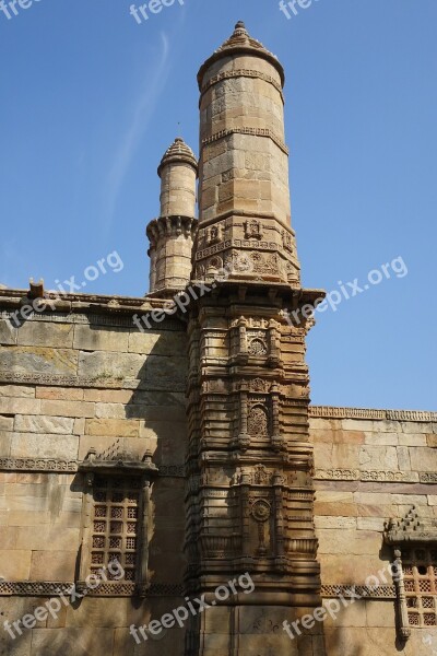 Jama Masjid Champaner-pavagadh Archaeological Park Unesco World Heritage