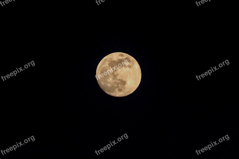 Moon Body Full Moon Astronomy Universe