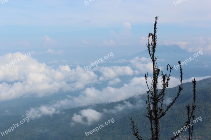 Indonesian Mount Nature Air Free Photos