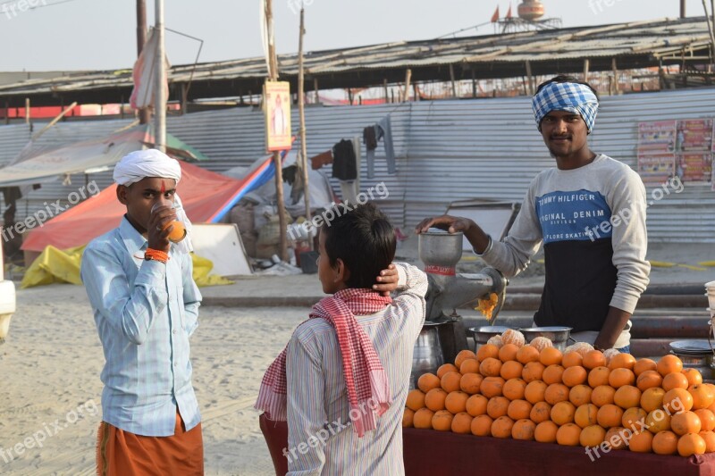 Fruit Juice Vendor Healthy Juicy