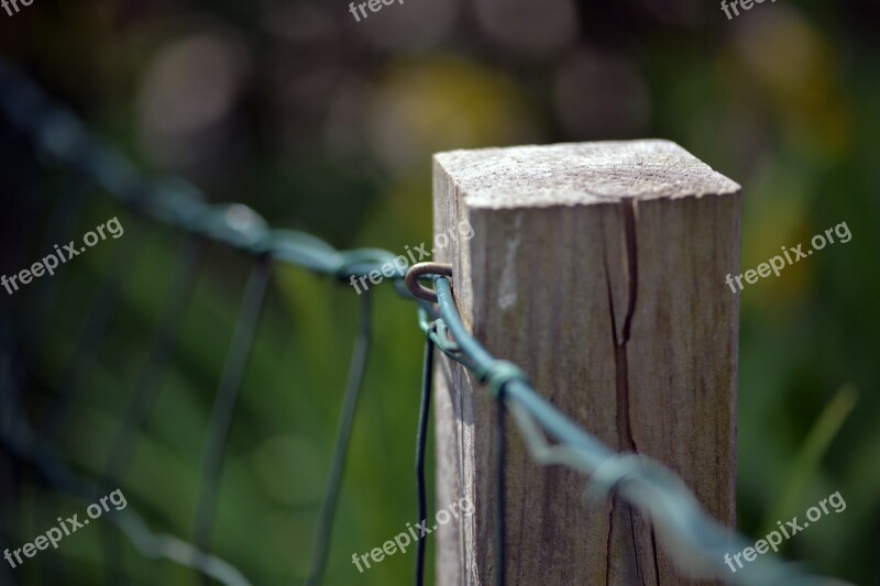 Fence Wooden Posts Post Pile Wood