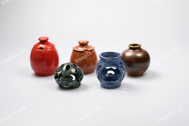 Pots Glazes Pottery Ceramic Earthenware