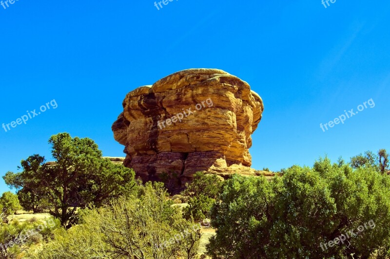 Big Spring Canyon Formation Needles District Canyonlands National Park San Juan County Desert