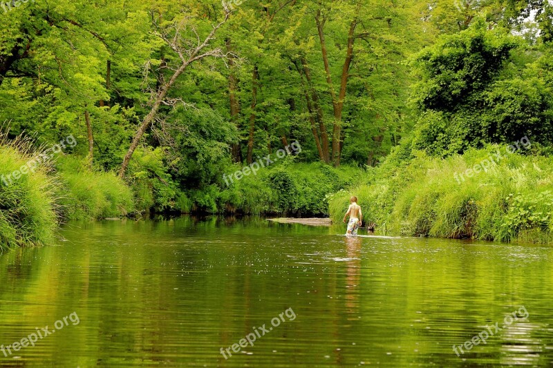 Green Nature River Turtle River State Park North Dakota