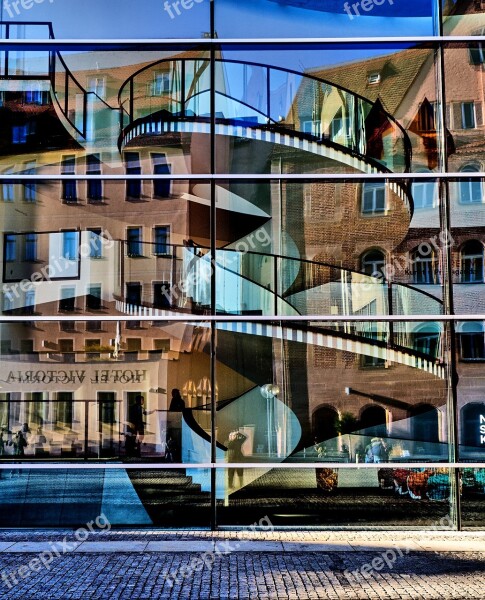 Architecture New Museum Facade Glass Facade Mirror Facade