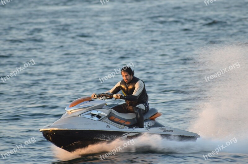 Jet Ski Jeddah Beach Corniche Saudi Arabia