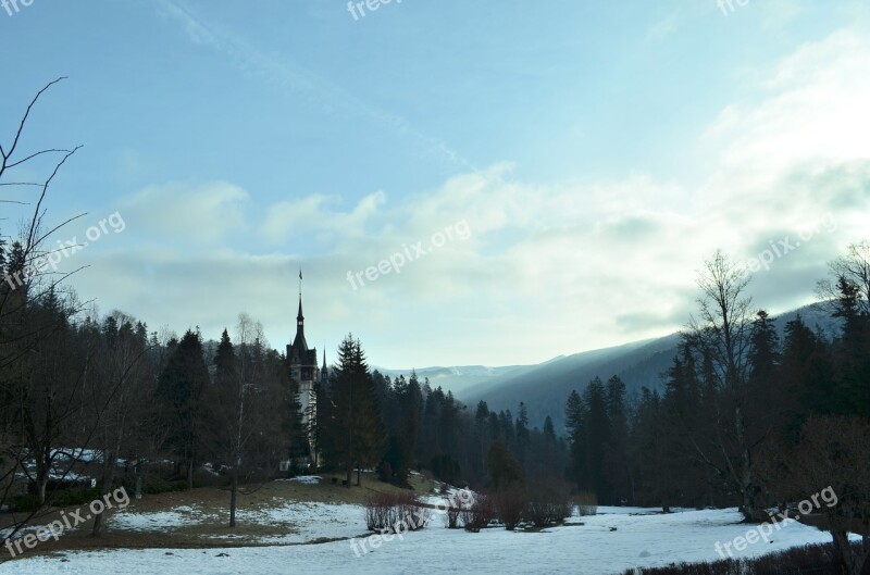 Sinaia Peles Castle Romania Mountains