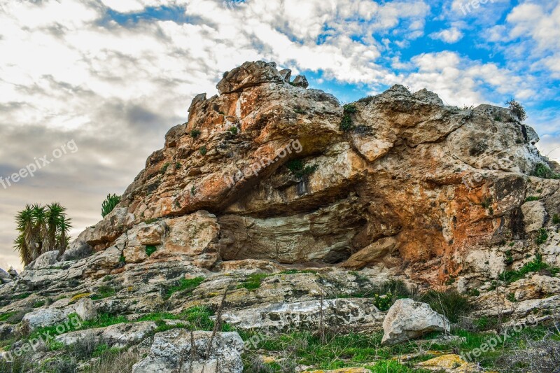 Cliff Rock Landscape Nature Formation