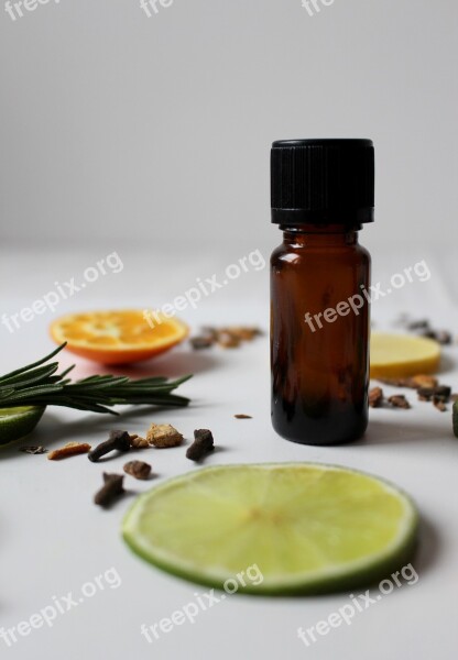 Natural Cosmetics Fragrance Lemon Orange Lime