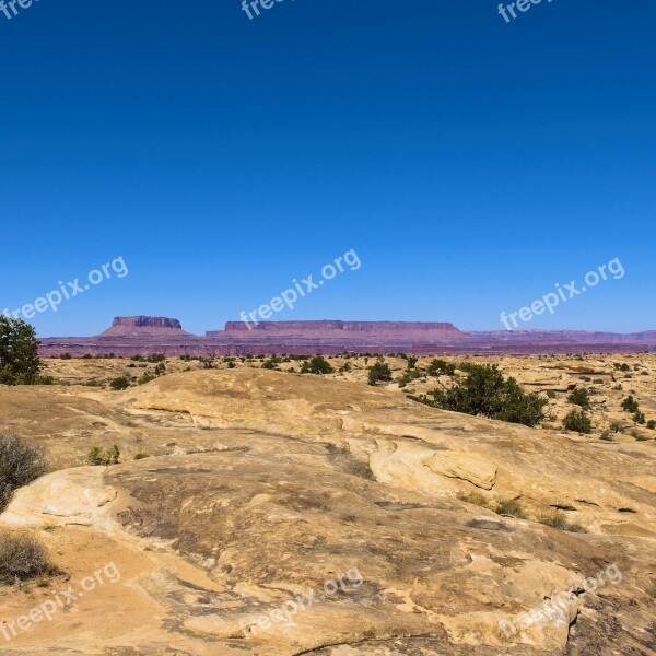 Junction Butte Island In The Sky Needles District Plateau Desert