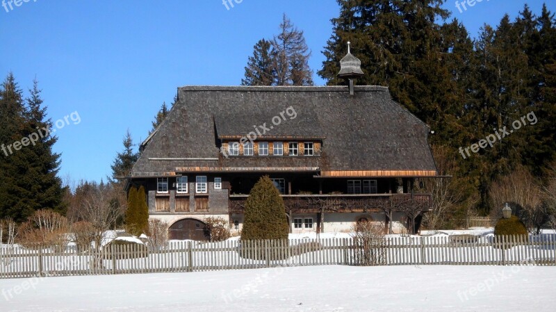 Single Family Home Black Forest Forest House House Huesli