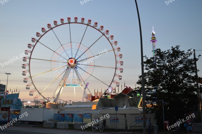 Hamburg Fair Folk Festival Rides Attraction