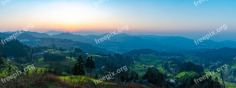 Mountains Country Rape China Guizhou