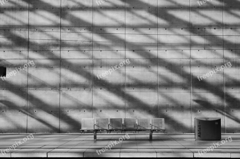 Cologne Bonn White Black Railway Platform