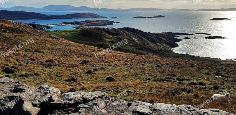 The Ring Of Kerry Ireland Nature Landscape Coast