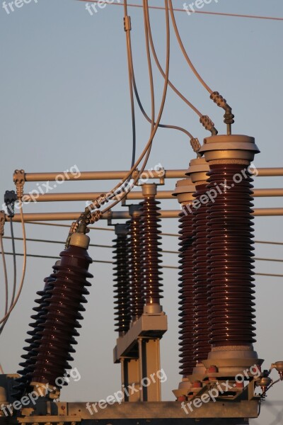 Transformer Substation Transmission High Voltage Danger Of Death