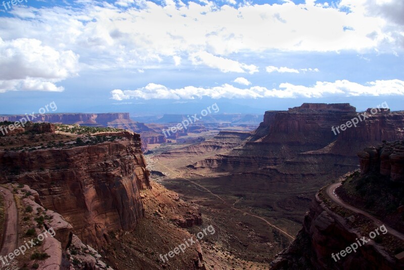 Shafer Trail Road Canyonlands National Park Shafer