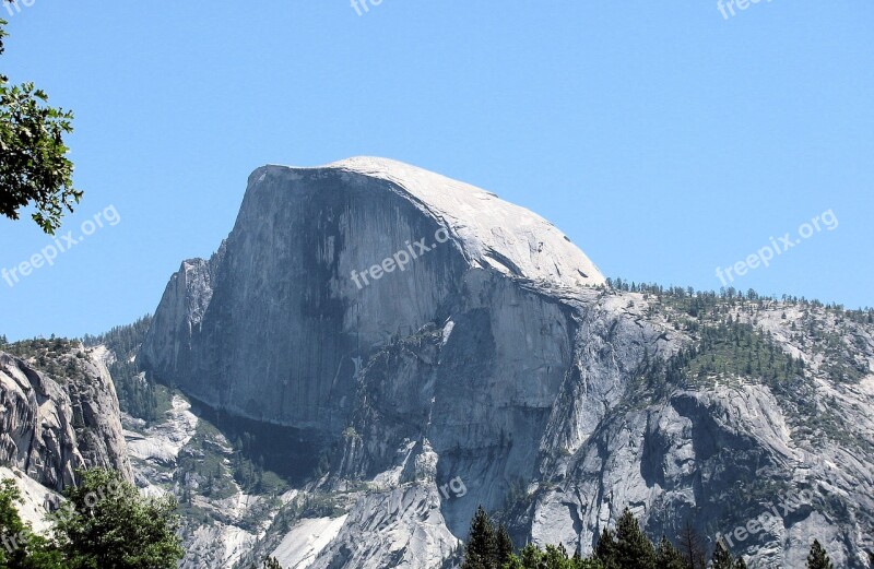 Yosemite Half Dome Mountain Tourism California