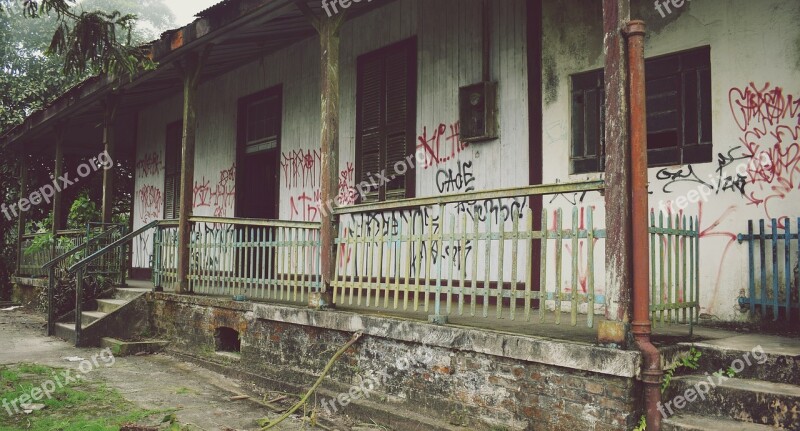 Home Destruction House Destroyed Abandoned House City