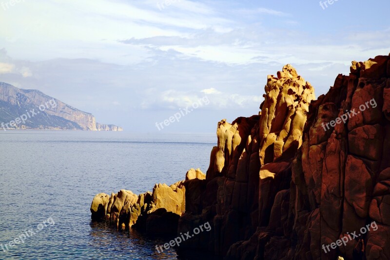 Arbatax Sardinia Italy Beach Sea