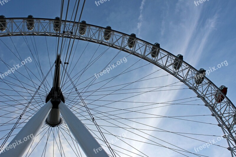 England London The London Eye Sky Free Photos