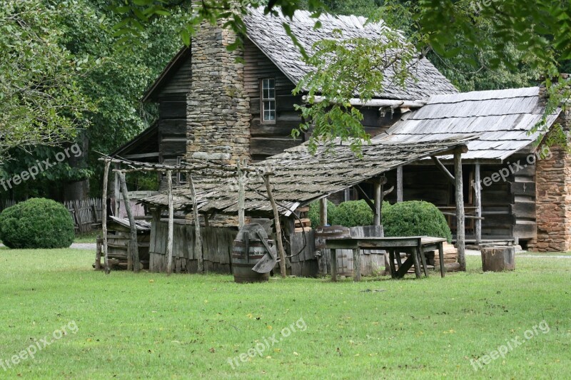 Cabin Frontier Log Vintage Rustic