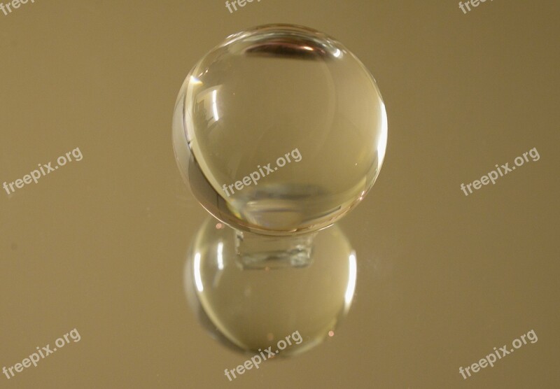 Crystal Ball Transparent Transparency Reflection