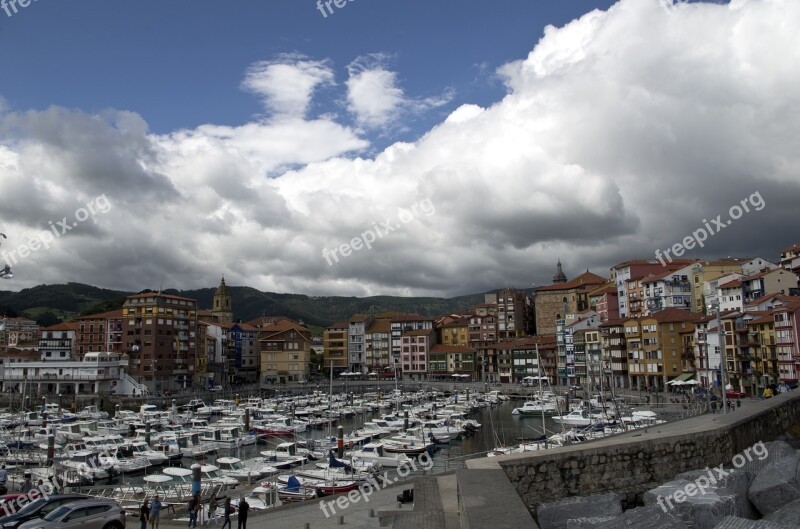 Bermeo People Vizcaya Street Color