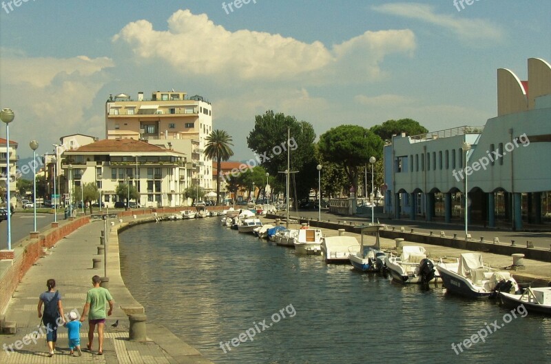 Viareggio Italy Channel Tuscany View