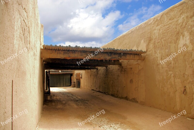 Bents Old Fort Inner Corral Fort Trading Post Colorado Architecture