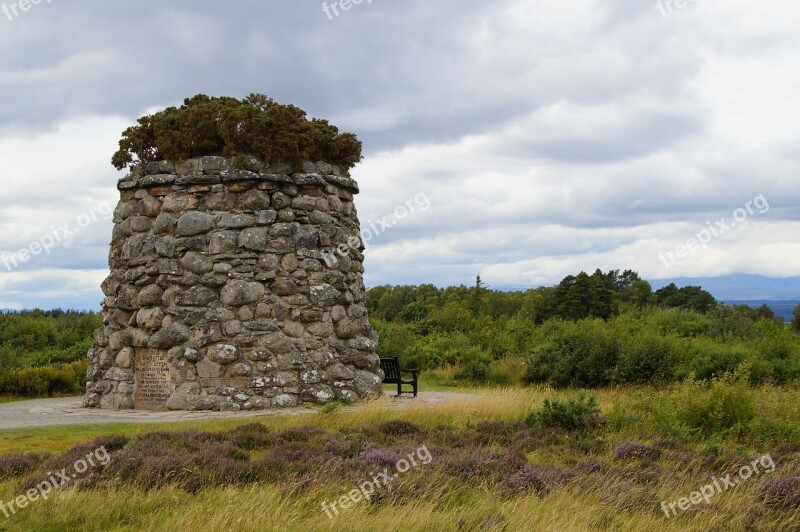 Culloden Scotland Battle Field Commemorate Memorial