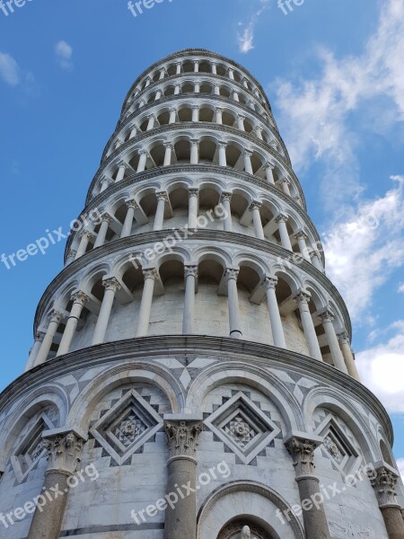 Pisa Tower Askew Marble Italy