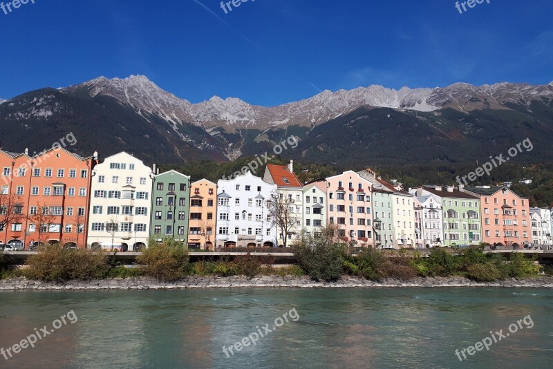 Innsbruck Tyrol Inn Panorama Houses