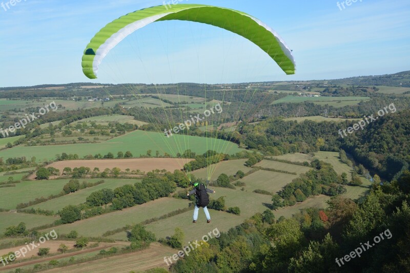 Paragliding Paraglider Free Flight Fly Aircraft