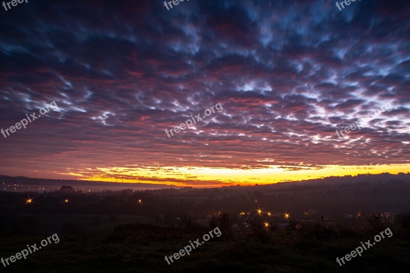 East Morning Landscape Dawn Nature