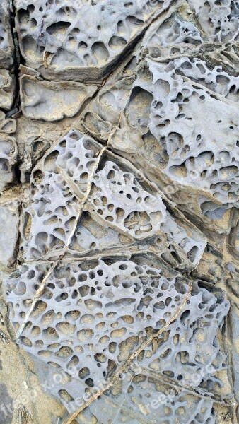 Stone Erosion Background Brown Earth