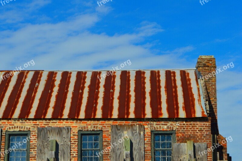 Rusty Roof Old Metal Rustic