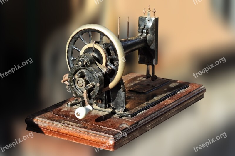 Sewing Machine Old Historically Antique Sew