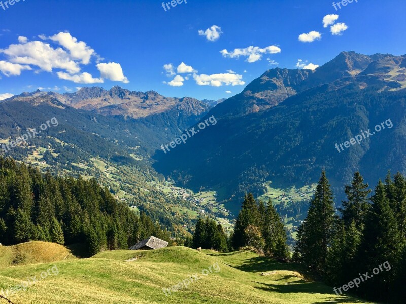 Silbertal Montafon Alp Graze Free Photos