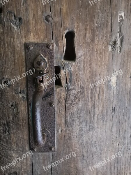 Door Handle Old Keyhole Free Photos