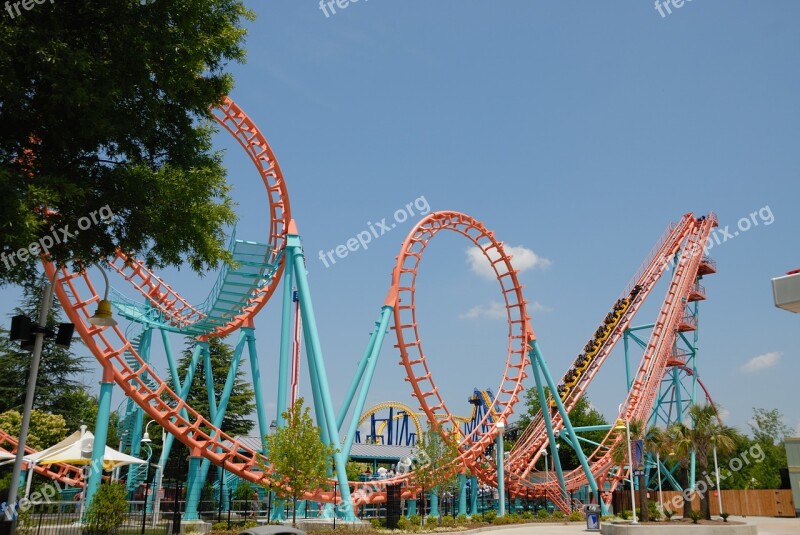 Roller Coaster Ride Fun Amusement Coaster