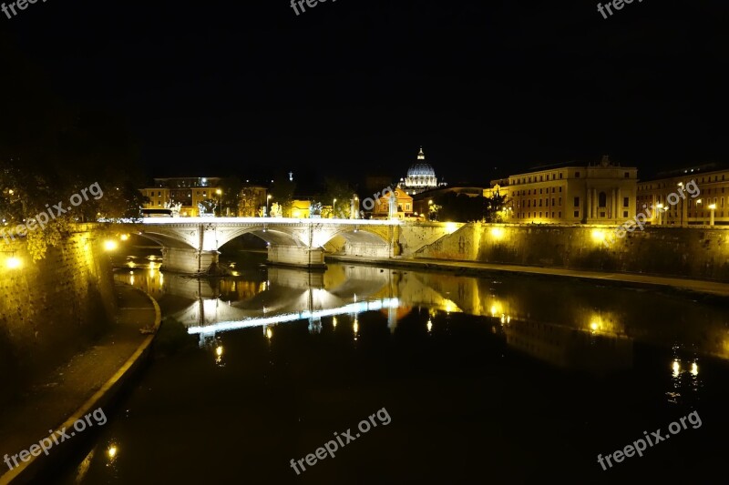 City Tour Rome Vacation Trip By Night Free Photos