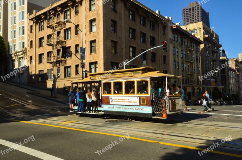 Usa America San Francisco California Road