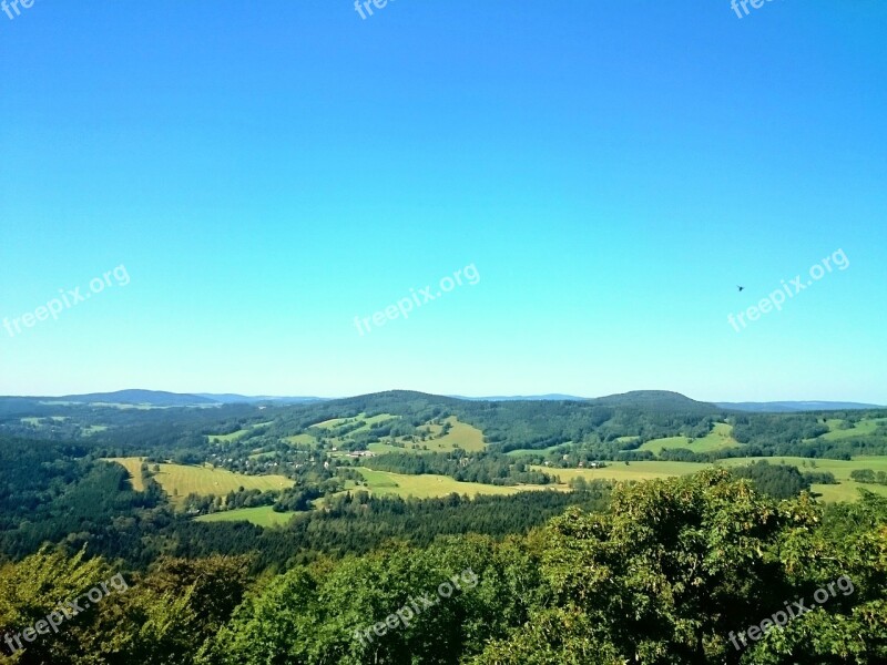 Czech Switzerland Czech-saxon Switzerland Travel Green Landscape