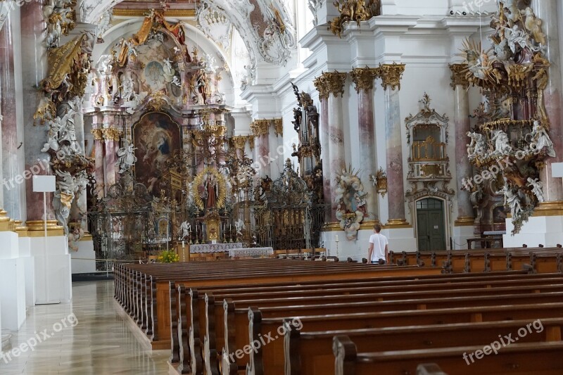 Church Zwiefalten Religion Building Baroque