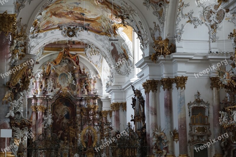 Church Zwiefalten Religion Building Baroque